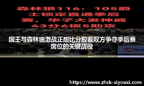 国王与森林狼激战正酣比分胶着双方争夺季后赛席位的关键战役